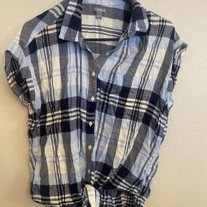 Aerie Short-Sleeve Flannel